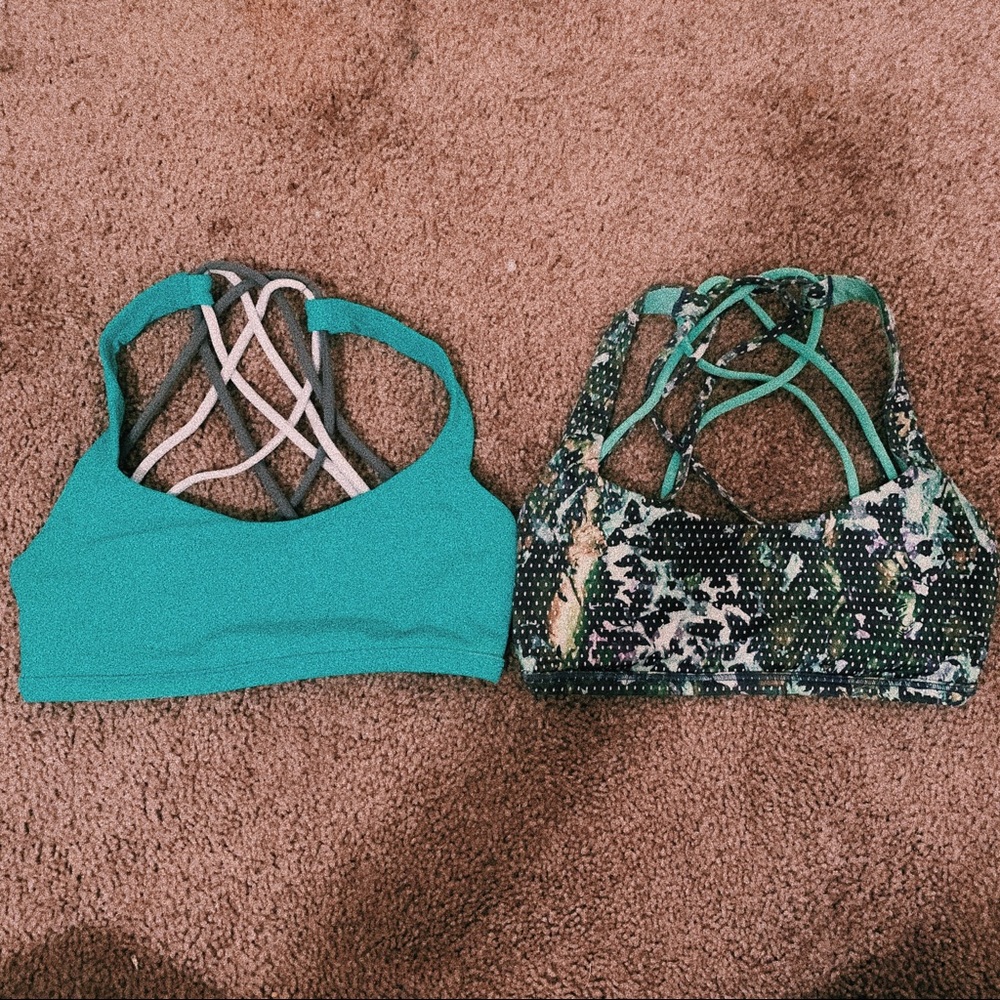 lululemon sport bra set